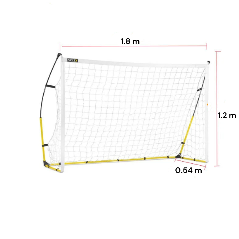 Folding Soccer Goal with Metal Base