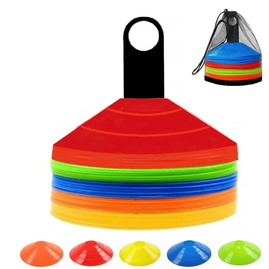 Disc Soccer Cones: 10-Pack Training Set